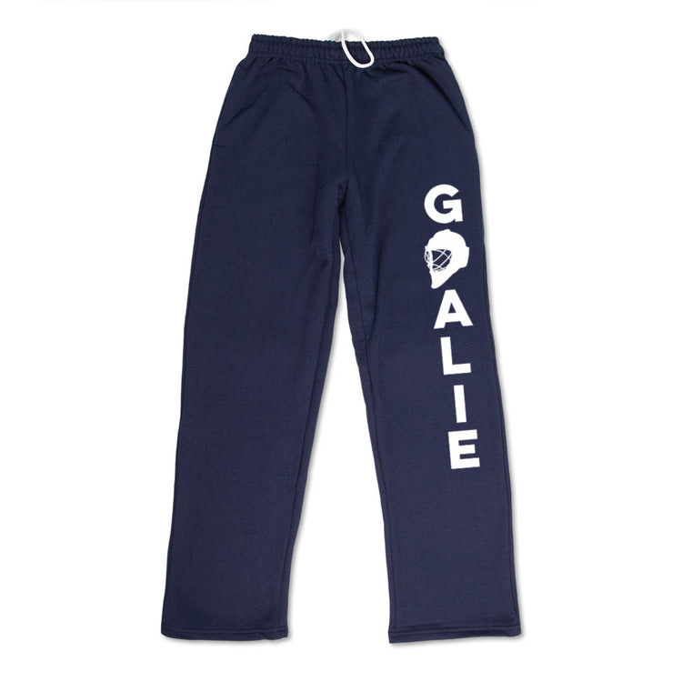 Hockey Fleece Sweatpants - Goalie [Navy/Adult Large] - SS
