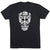 Hockey Short Sleeve T-Shirt - My Goal is to Deny Yours Goalie Mask [Youth Large/Black] - SS