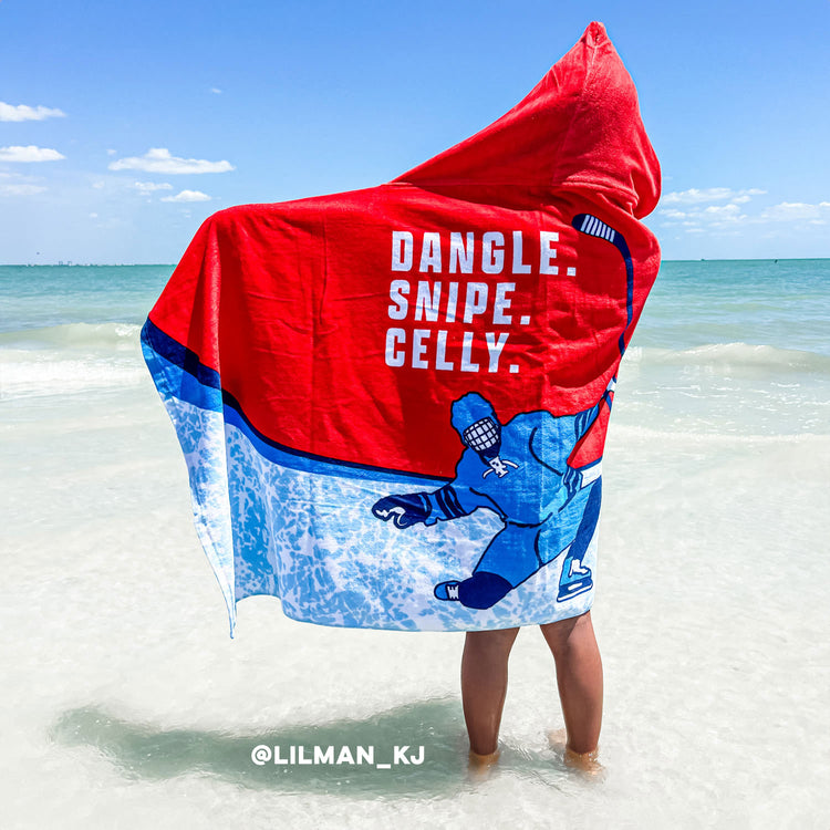 Hockey Hooded Towel - Dangle Snipe Celly
