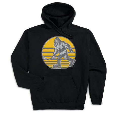 Hockey Hooded Sweatshirt - BigSkate [Adult XXX-Large/Black] - SS