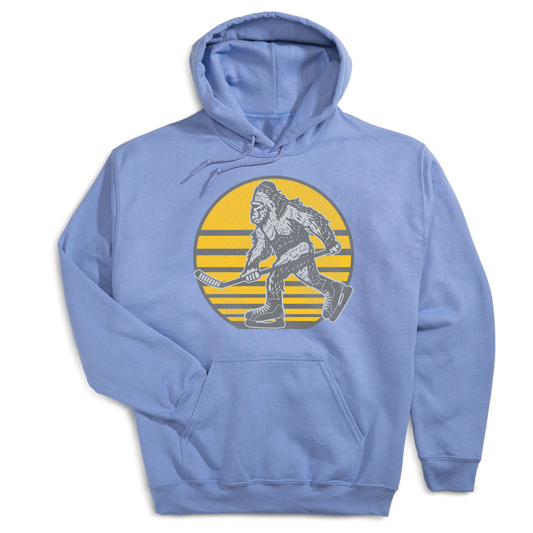 Hockey Hooded Sweatshirt - BigSkate [Adult Small/Carolina] - SS
