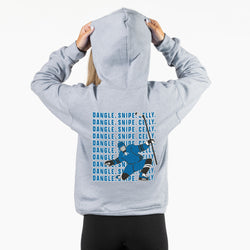 Hockey Hooded Sweatshirt - Dangle Snipe Celly Player (Back Design)