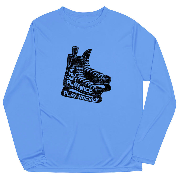Hockey Long Sleeve Performance Tee - Play Hockey