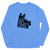 Hockey Long Sleeve Performance Tee - Play Hockey [Adult Medium/Light Blue] - SS