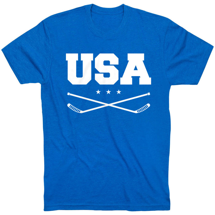 Hockey T-Shirt Short Sleeve - USA