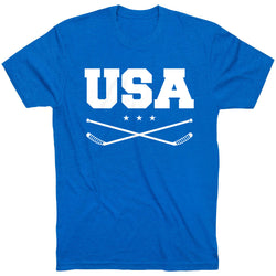 Hockey T-Shirt Short Sleeve - USA