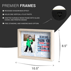 Hockey Premier Frame - Dear Dad
