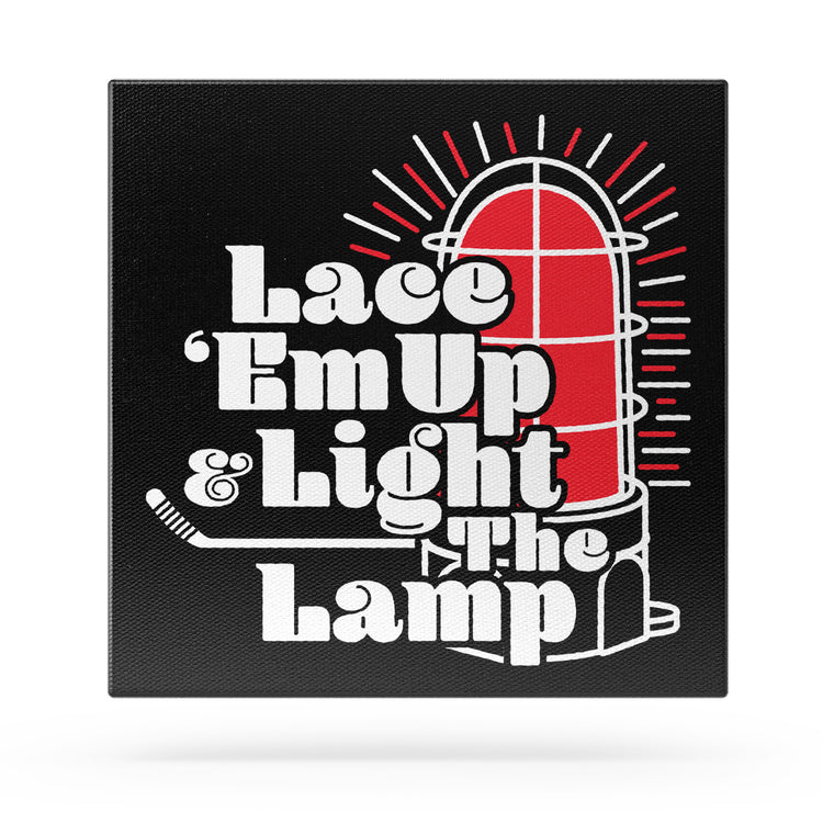 Hockey Canvas Wall Art - Light The Lamp