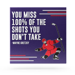 Hockey Canvas Wall Art - Take the Shot