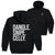 Hockey Hooded Sweatshirt - Dangle Snipe Celly Words(Back Design) [Youth Large/Black] - SS