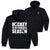 Hockey Hooded Sweatshirt - Hockey Is My Favorite Season(Back Design) [Adult Small/Black] - SS