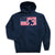 Hockey Hooded Sweatshirt - Patriotic Hockey [Youth Medium/Navy] - SS
