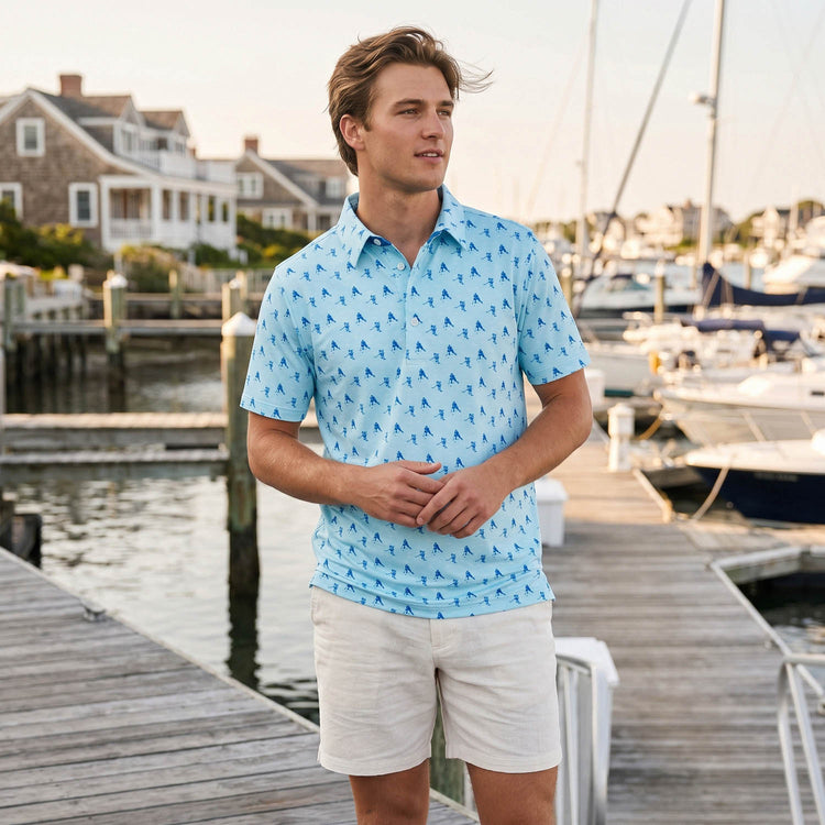 Hockey Short Sleeve Polo Shirt - Light the Lamp Hockey
