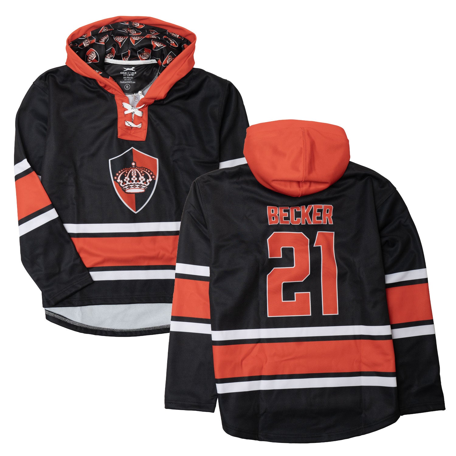 Custom Team Hattrick Hoodie - Hockey