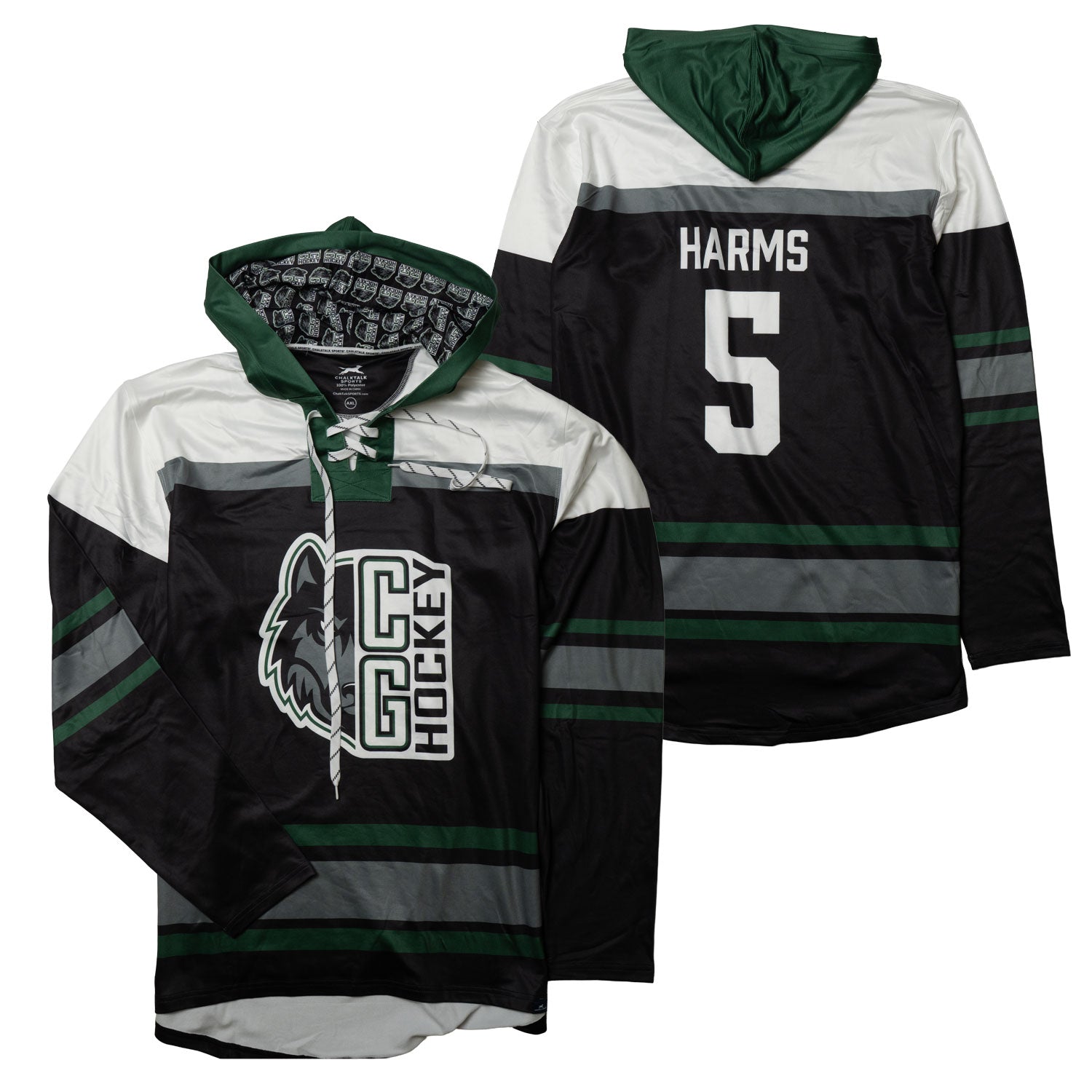 Custom Team Hattrick Hoodie - Hockey