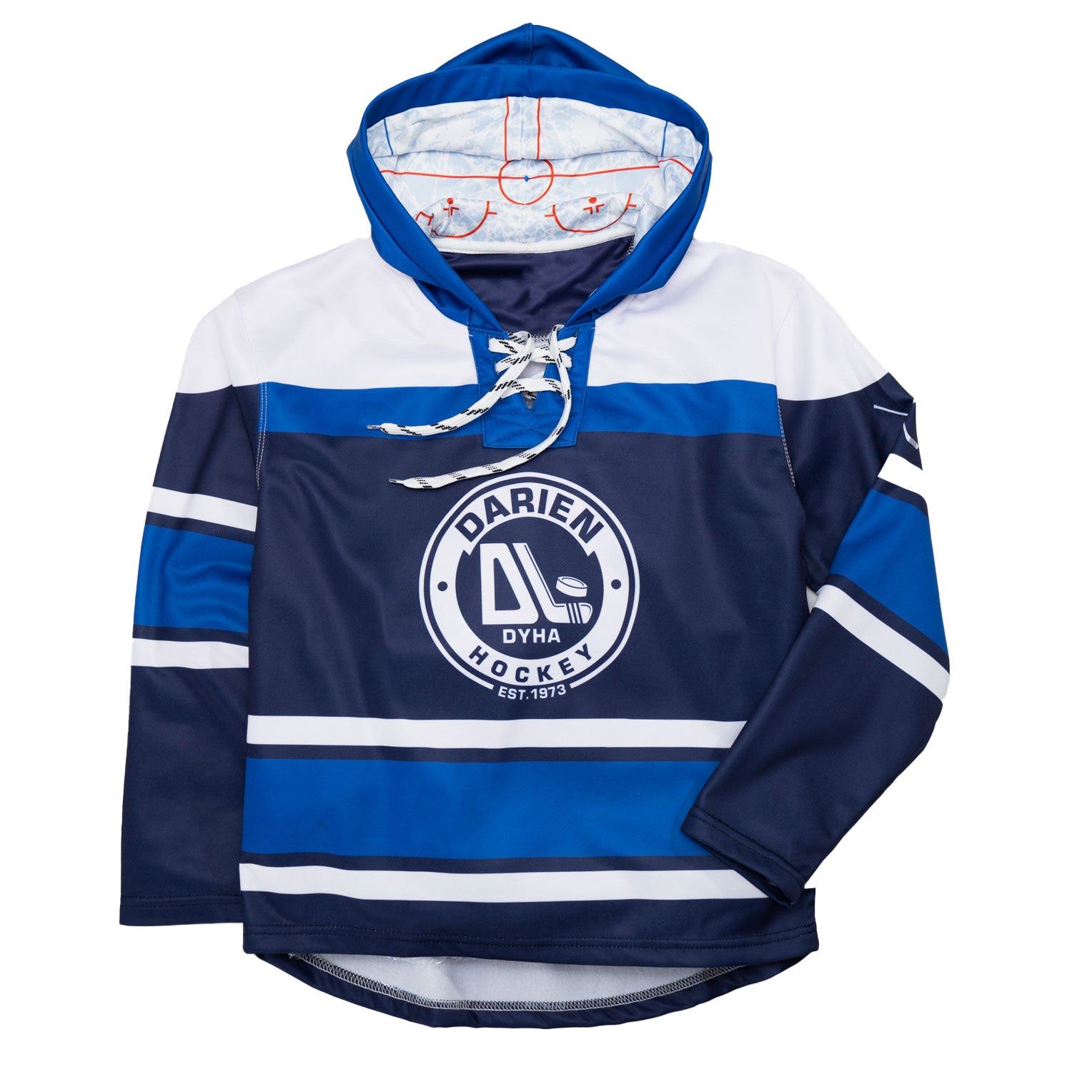 Custom Team Hattrick Hoodie - Hockey