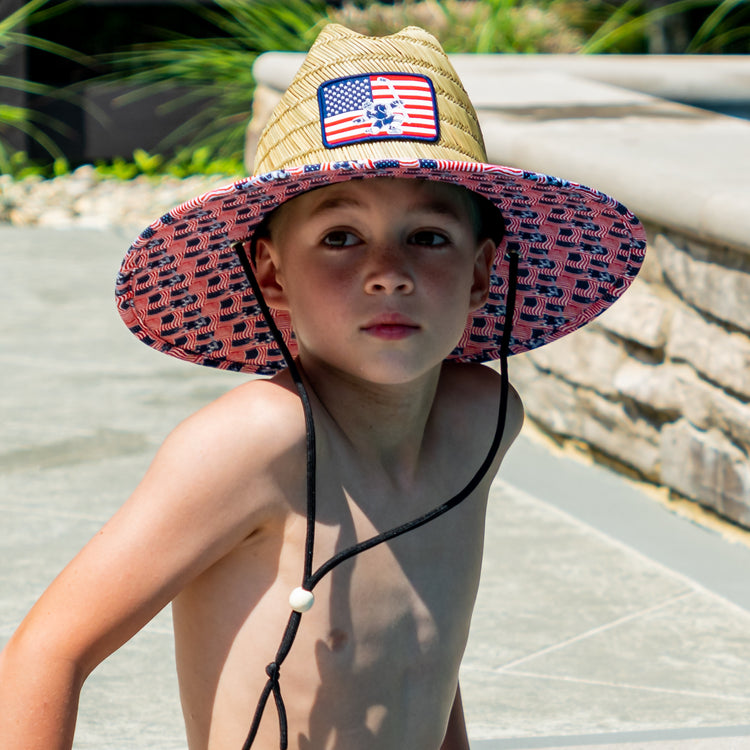 CTS Hockey Straw Hat - USA