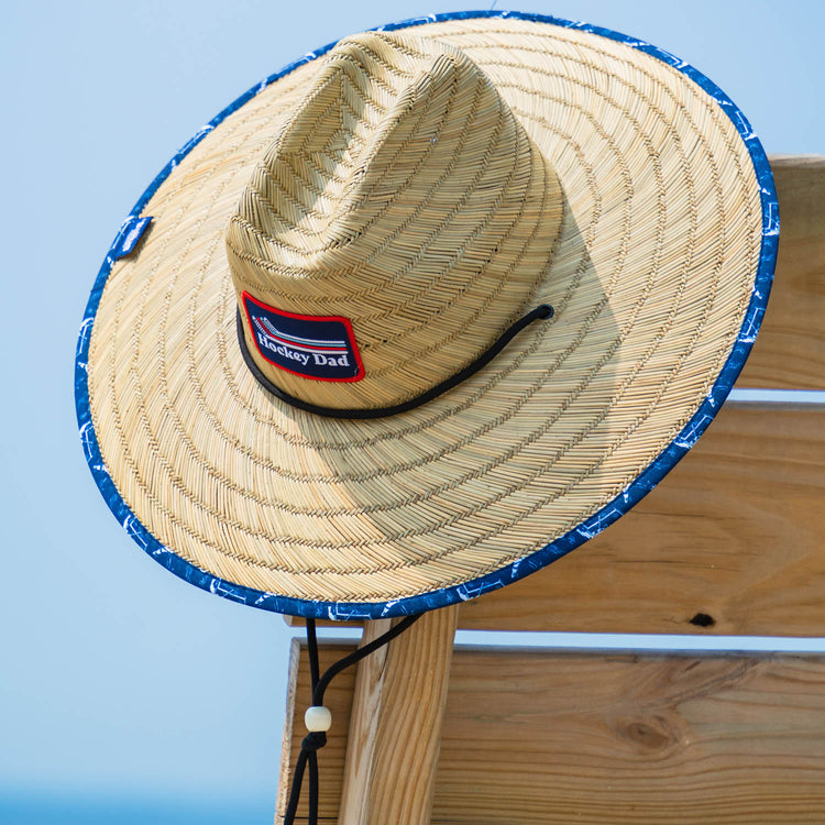 Hockey Straw Hat - Hockey Dad