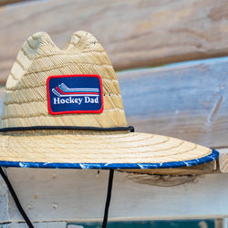 Hockey Straw Hat - Hockey Dad