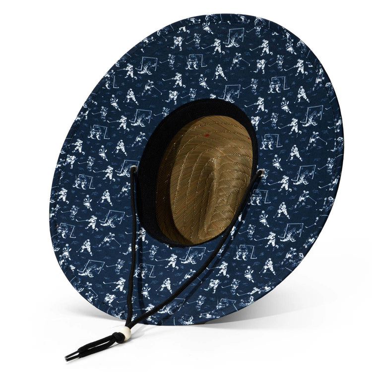 Hockey Straw Hat - Hockey Dad