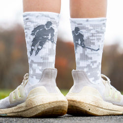 Hockey Woven Mid-Calf Socks - Player - Digital Camo