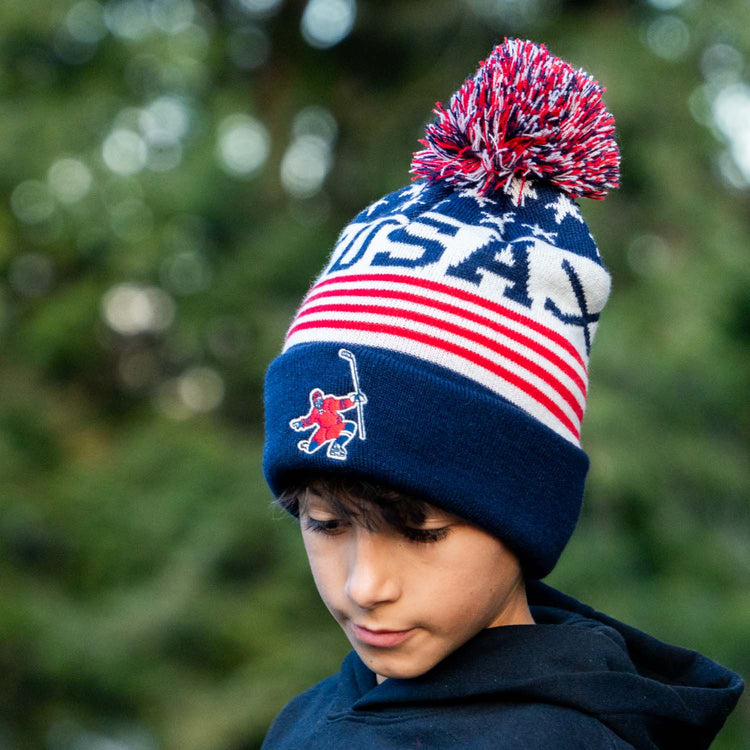 Hockey Knit Hat - USA