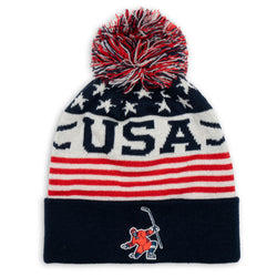 Hockey Knit Hat - USA