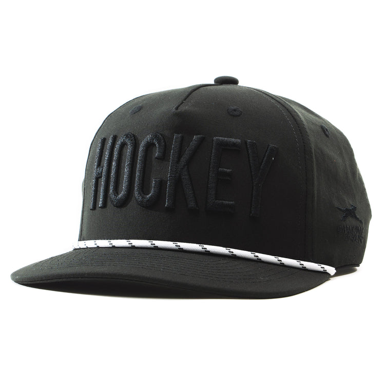 Hockey Rope Hat - Blackout