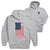 Hockey Hooded Sweatshirt - USA Sticks (Back Design) [Youth Large/Gray] - SS