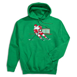 Hockey Hooded Sweatshirt - Saint Nick Hat Trick [Youth Medium/Green] - SS