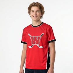Custom Team Short Sleeve Velocitee T-Shirt -  Hockey