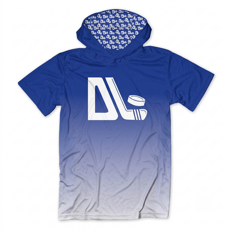 Hockey Lightweight Short Sleeve Hoodie - DYHA - Gradient
