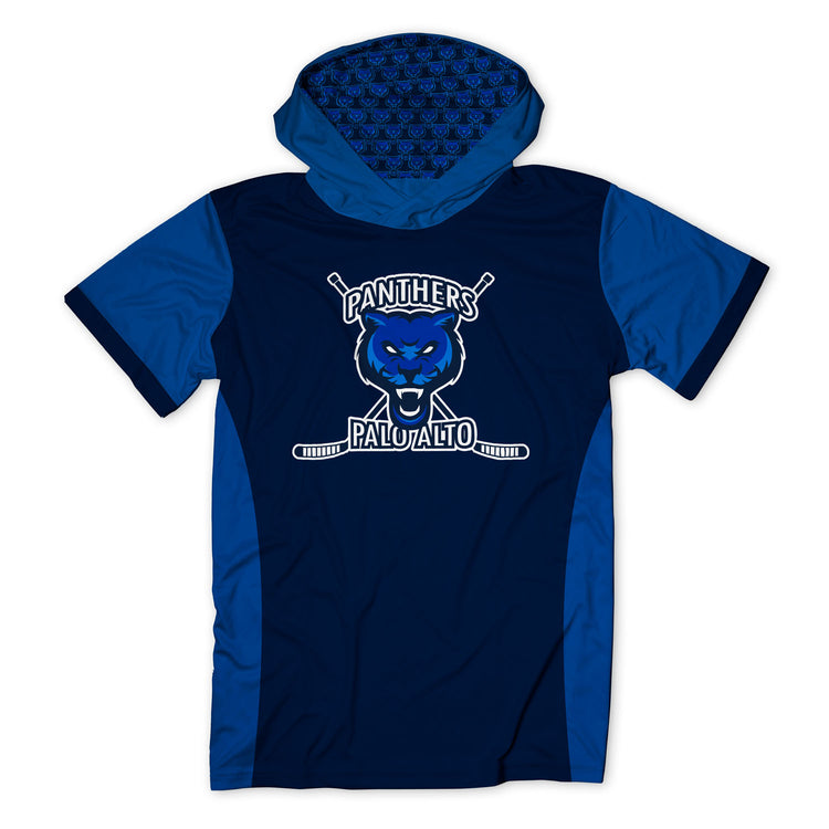 Custom Team Lightweight Short Sleeve ShieldDri Hoodie -  Hockey