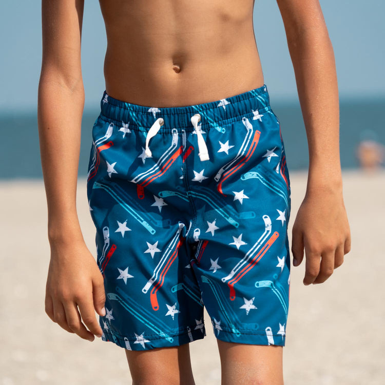 Hockey Swim Trunks - All American