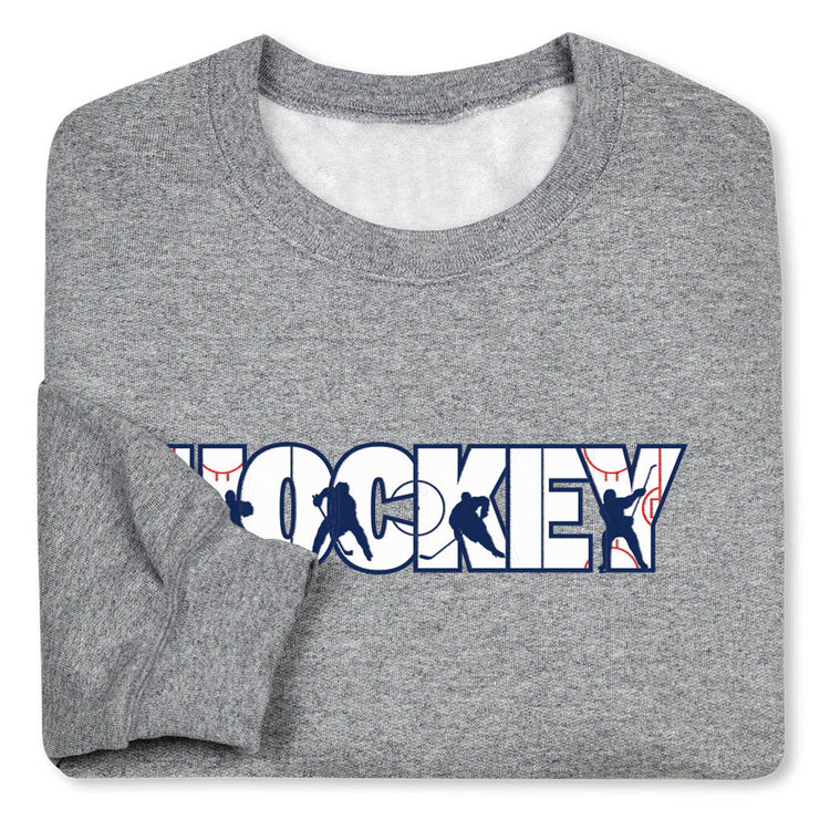 Hockey Crewneck Sweatshirt - Hockey Life
