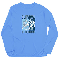 Hockey Long Sleeve Performance Tee - Survival of the Fittest