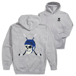 Hockey Hooded Sweatshirt - Chill to the Bone (Back Design)