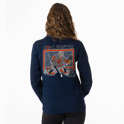 Hockey Tshirt Long Sleeve - Goal Buster (Back Design)