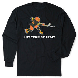 Hockey Tshirt Long Sleeve - Hat-Trick or Treat