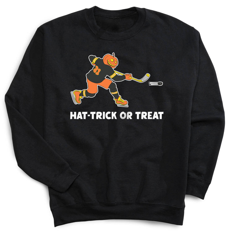 Hockey Crewneck Sweatshirt - Hat-Trick or Treat