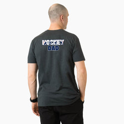 Hockey Short Sleeve T-Shirt - Hockey Dad Life (Back Design) 