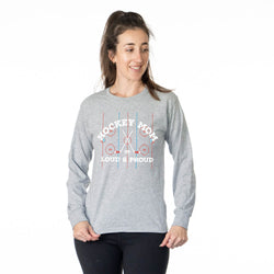 Hockey Tshirt Long Sleeve - Loud and Proud Hockey Mom