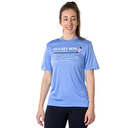 Hockey Short Sleeve Performance Tee - Hockey Mom Definition
