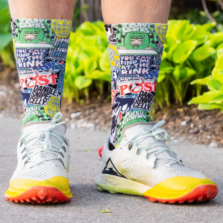 Hockey Graphic Flex Mid-Calf Socks - Hockey Life