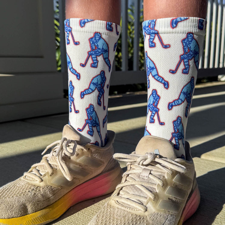 Hockey Graphic Flex Mid-Calf Socks - Coast To Coast