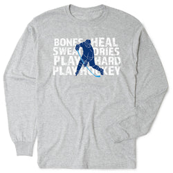 Hockey Tshirt Long Sleeve - Bones Heal Hockey