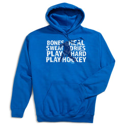 Hockey Hooded Sweatshirt - Bones Heal Hockey