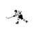 Hockey Sticker - Hockey Player