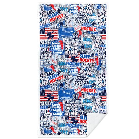Hockey Premium Beach Towel - Hockey Life