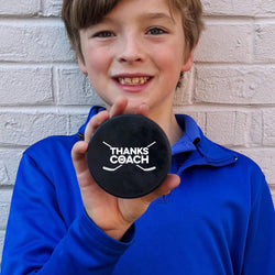 Hockey Puck - Thanks Coach